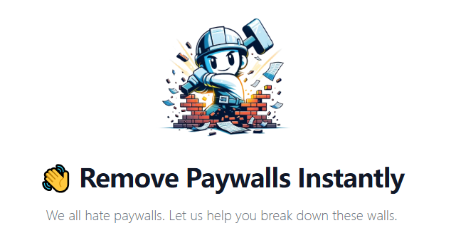 PaywallBuster（免费去除网站收费项目）-音创社AI SonoCraft丨科技改变未来